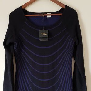 New - Yuka Black / Purple Dress SIZE T2